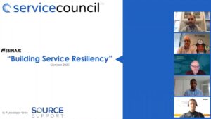 Building Service Resiliency webinar October 2020